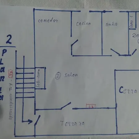 Villa En Con Aire Acondicionado *